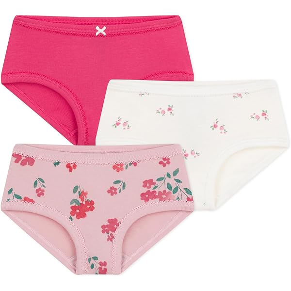 Set 3 Slip Per Bambini Petit Bateau In Cotone - Stampa Zebra, Multicolore, Taglia 8 Anni, Confortevole E Divertente