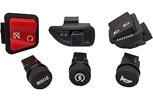 LG-MOTORS POWER ENGINEERING Kit de botones interruptores, luces, intermitentes, bocinas de arranque para Piaggio Beverly Liberty