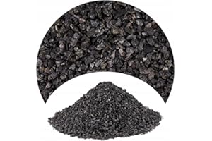 TD STONES Aquarium Kies Schwarz 8kg 2-3mm – Natürlicher, pH-neutraler Naturkies & Aquariumboden für Pflanzen Fische & Garnelen Dekorativer schadstofffreier Kies für Aquascaping Biotop & Aquariendeko