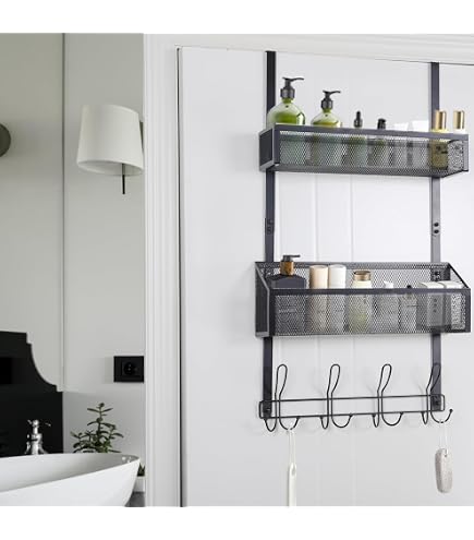 Bath Bliss 4 Tier Tension Corner Shower Organizer Caddy White