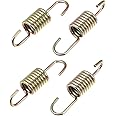 X AUTOHAUX 4pcs 6cm Length Gold Tone Motorcycle Brake Pedal Return Spring