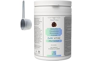 GAIAVITAE GAIA VITAE® Zeolita Clinoptilolita Micronizada Activada – Polvo Ultrafino <20 µm – 100% Natural – Alta Pureza – 200 g / 400 g