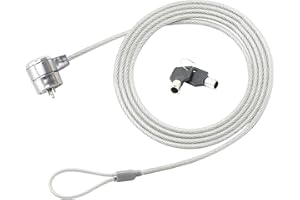 PNGKNYOCN Antivol De vol Serrure pour Ordinateur Portable Serrure de sécurité Compatible pour Les Ordinateurs Portables et Autres appareils avec Fente de Serrure (1,8 m)