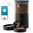 IMIPAW Automatic Cat Feeder - 2 Cats, App Control, 2.4G WIFI Auto Pet Feeders for Remote Feeding, Programmable 1-10 Meals, 4L Smart Timed Dog Food Dispenser, Fresh Lock Technology, Detachable Clean