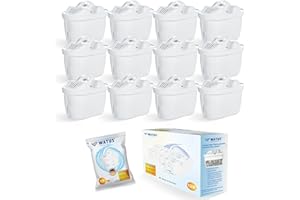 Watus Wasserfilter Kartuschen, für Brita Maxtra+ und Maxtra, Style, Marella, Elemaris, für Ersatz Brita Filterpatronen, Made in Germany (12)