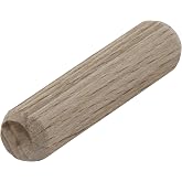 wolfcraft Corrugated wooden dowels I 2910000 I For making wood assemblies | Round wooden dowels with fluted structure for fur