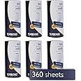 Korbond Lint Roller Refills 6 Pack - 360 Sheets Lint Rollers, Lint Remover, Pet Hair Remover, Dog Hair Remover, Clothes Roller Sticky, Pet Roller