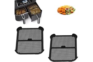 DAODEFUL Spritzschutz Zubehör kompatibel mit Ninja AF400EU / AF451EU / AF400EUCP Heißluftfritteuse Effektiver Fettspritzschutz für Ninja Foodi MAX Dual Zone Airfryer (2 Stück)