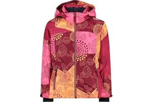 CMP Giacca Kid G con Cappuccio con Bottoni A Pressione Giacca da Sci Unisex - Bambini e Ragazzi