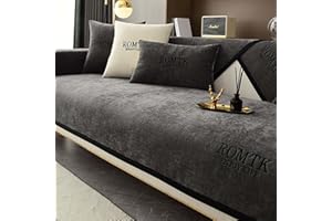 MTHGH Sofabezug Sofaschoner L Form u Form Ecksofa Anti-rutsch Couchschoner Couch Katze Hund Decke Überzug Sofaschutz Sofahusse Wasserdicht,darkgray-70x180cm