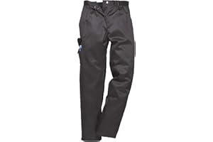 Portwest Pantalon Combat Femme, Couleur: Noir, Taille: XXL, C099BKRXXL
