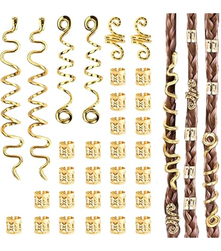2 Stks Viking Keltische Knopen Clips Haarspeld Haar Stok Accessoires Voor Lang Haar Vrouwen Meisjes Haaraccessoires (Goud