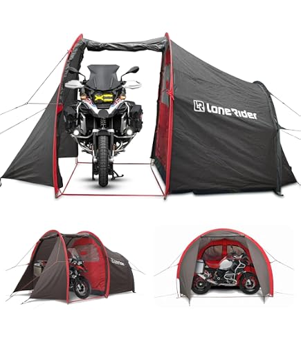 Khyam Biker Plus Special Edition Quick Pitch 3 Man Tent – Rapidex Instant Pop Up System, Waterproof 5000mm HH, Sewn-In Groundsheet, Extended Porch Storage, Festival & Motorcycle Camping Tent Sports
