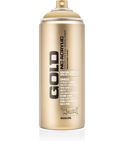 Montana Cans Gold Spraydose – Hohe Deckkraft & Kräftiger Farbton Für Künstlerische Projekte