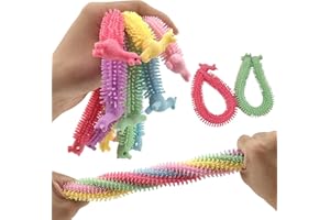 Zayin Stretchy Fidget Alpaca Noodles String Toy,Unique Sensory ADHD Sensory Toys Good for Kids and Adults with ADD,ADHD,OCD or Autism(Alpaca)