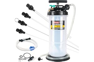 GOTLUCK 5,3 l, ręczna i pneumatyczna pompa olejowa, ekstraktor cieczy, pompa ssąca z 6 wężami do silnika, skrzynia biegów