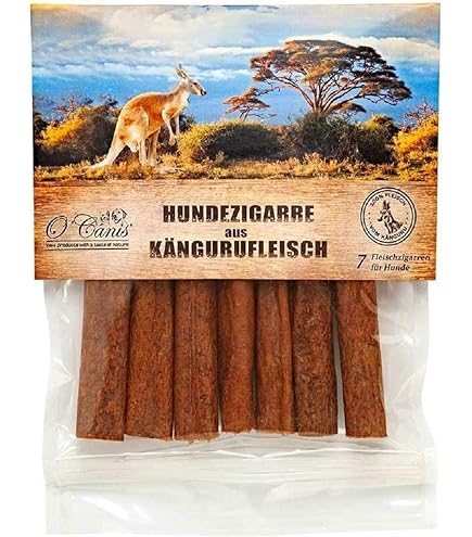 Chewies Hundezigarre Känguru 10x75g - Protein Kaustangen Getreidefrei