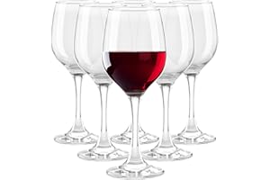 Glasmark KROSNO 1992 Ensemble De 6 s à De 0,25L Pour Rouge Et Blanc Lavable Au Lave Vaisselle 6 x 250 ml