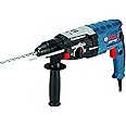 Bosch Professional Corded Rotary Hammer Drill with SDS Plus GBH 2-28 (240V, 880W, incl. Auxiliary handle, Depth stop 210 mm, Machine cloth, L-BOXX 136)