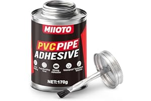 Miioto Pegamento PVC, Parche Colchon Hinchable, Pegamento Piscina, Adecuado para Botes Inflables, Lonas para Camiones, pegament para Revestimiento de Estanques, 170g