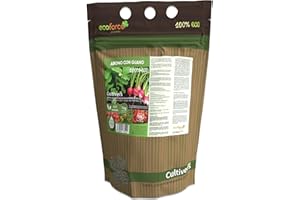 CULTIVERS Abono con Guano Ecológico de 1 kg. Fertilizante Universal de Origen 100% Orgánico y Natural para Huerto y Jardín