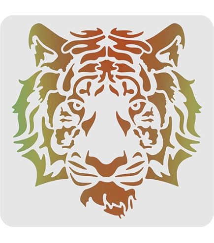 Stencil Riutilizzabile Per Pittura - Motivi Drago, Ala, Fuoco, 6 Stili, 21x29.7 Cm, Per Fai Da Te Su Pareti E Tessuti