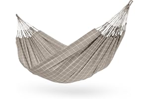 La Siesta® Brisa Almond Classic Hammock - Relaxation Outdoor Resistant, Weather Resistant Double Hammock, Authentic and Comfortable Relaxation