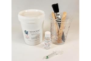 Swindon Composite Supplies : Marine White Gelcoat 1000g for Repairs Cures Touch Dry (A.K.A. Topcoat or FLO-Coat) - Lloyds Approved - Polyester - MEKP Hardener inc