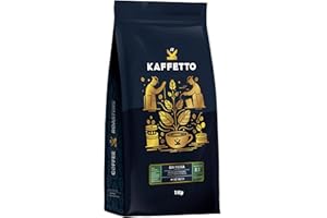 Café de ESPECIALIDAD Descafeinado | Grano Natural 100% ARABICA, Origen: Mexico | SCA 83 Puntos [Kaffetto, Cafe Especialidad Premium] Tueste Natural, Reciente y Seleccionado.