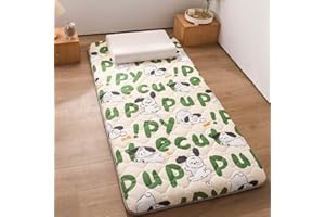 Danchen Japanese Futon Mattress, Soft Tatami Sleeping Mat for Adults, Portable, Foldable, Camping Car Pad, Dorm, Guest Bed, Mattress (120 x 200 cm, F)