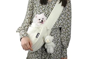 NATUYA Transportador de Mascotas para Perros pequeños, Mochila de Viaje para Cachorros, para Viajes al Aire Libre, Metro..