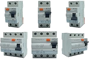 ESL ELECTRIC Fehlerstromschutzschalter FI-Schutzschalter FI-Schalter 2-4Pol 16-25-40-63A 30mA (4-Polig 63A 30mA)