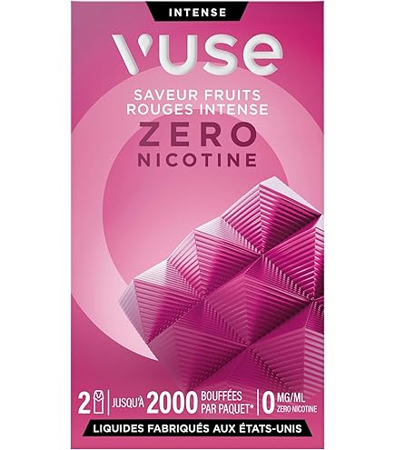 VUSE Zero Nicotine – SANS NICOTINE - Flacon e-Liquide pour eTank Mini –  Recharge pour Cigarette Électronique