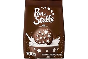Pan di Stelle Biscotti Frollini con Cacao, Cioccolato e Latte Fresco Italiano, Colazione Ricca di Gusto, 700 g