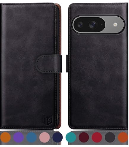 Wallet-Hülle Für Google Pixel 9 Pro XL – Leder-Klapphülle Mit Kartenfach, Standfunktion & Displayschutz