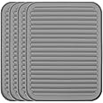 Belle Vous 4 Pack of Silicone Trivets for Hot Dishes - 30 x 23cm/12 x 9 Inches - Heat Resistant Kitchen Hot Pads for Pans/Spoon Rest - Ideal for Table Mats, Countertops, Cooking and Dining