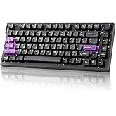 YUNZII RT75 Pro HE Dual Gaming Keyboard 8KHz (Black, Red Magnetic) | Rapid Trigger, Hall Effect, Wireless Bluetooth/USB-C/2.4