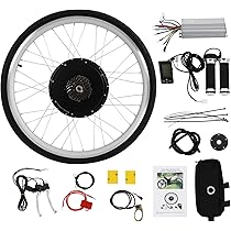 1500W E-Bike Umbausatz 20 Zoll - Elektro Hinterrad Conversion Kit 48V Mit LCD Display