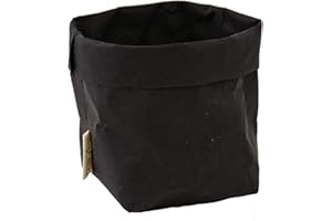 B&P Italia Piccolo Sacchetto Portapane, Fibra di cellulosa, Nero, 14 cm