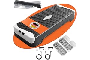 ‎DH FITLIFE DH FitLife Stepper Für Zuhause | Verstellbares Steppbrett 10/15 cm | Aerobic Stepbenches & Step Up Brett mit Balance-Training | Trittstufe Für Stepper Fitness & Koordinationstraining