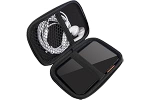 Blueshaweu Custodia per lettore MP3 MP4 da 4 pollici, compatibile con AGPTEK T06s, MECHEN H1 Pro, SWOFY M503, Luoran M4B, ecc. Lettore MP3 MP4 (nero)