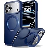 CONSTRAIN - iPhone 17 Pro Max ile uyumlu Kılıf Magsafe Halkalı 360 D&ouml;nebilen Y&uuml;z&uuml;kl&uuml; Standlı Armour Mat Mıknatıslı Kapak