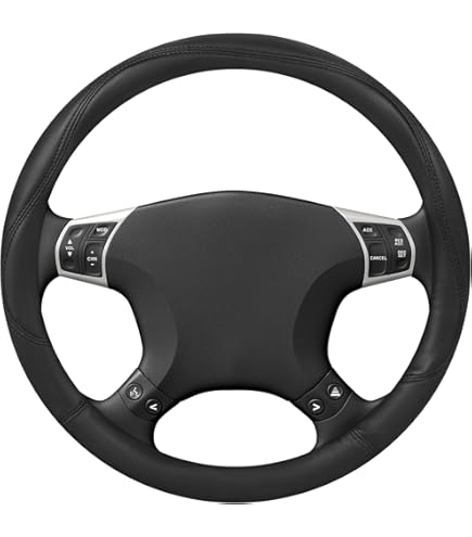 Coprivolante Universale In TPE – Compatibile Con Fiat Panda 1986-2003 E Altri (Diametro 35-37 Cm) – Modello 78580