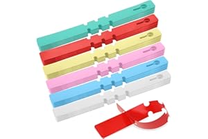 STYQUENZER 120 targhette per piante, etichette per piante, in plastica, resistenti alle intemperie, per piante, da appendere, per interni ed esterni, multicolore