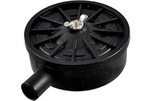 SOURCING MAP sourcingmap Filtre à Air Compresseur Filtration Silence 20mm Filetage Mâle Noir