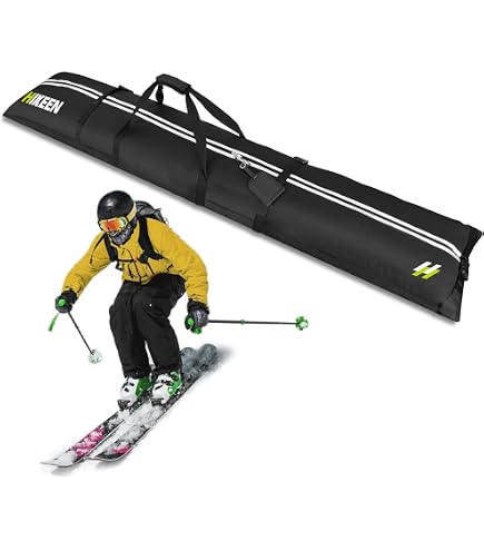 BRUBAKER Saint-Moritz Housse à skis sac à skis rembourrée 170