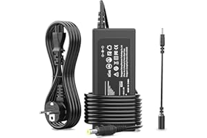 BIUBOTY Chargeur pour Acer Aspire 3 5 E3 E5 E15 E17 ES1 V3 V5 S3 R3 5250 5750 5920 5742 5253 5733 5517 5532 Aspire One PC Ordinateur Portable 65W 19V 3.42A Alimentation Adaptateur (5.5 X 1.7mm)