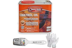 Owatrol OIL Owatrol-Rustol Ato antiruggine multifunzione Additivo per pittura (500ml con Pennello)