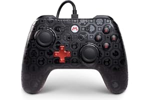 PowerA Manette filaire - Shadow Série 1 Midnight Mario pour Nintendo Switch