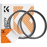 K&amp;F CONCEPT 2pcs Filter Rings 62-67mm Filter Ring Step-UP Adapter | Lens with Cleaning Cloth - FP711